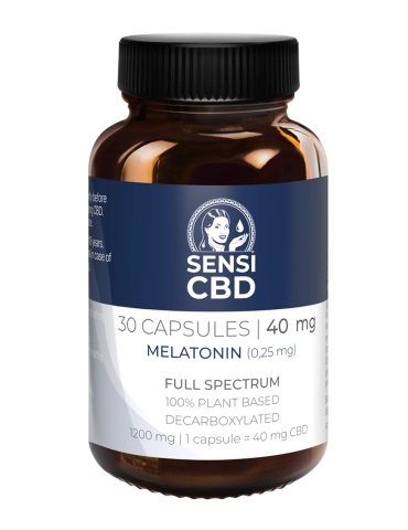 CBD Melatonin kapsle 40 mg